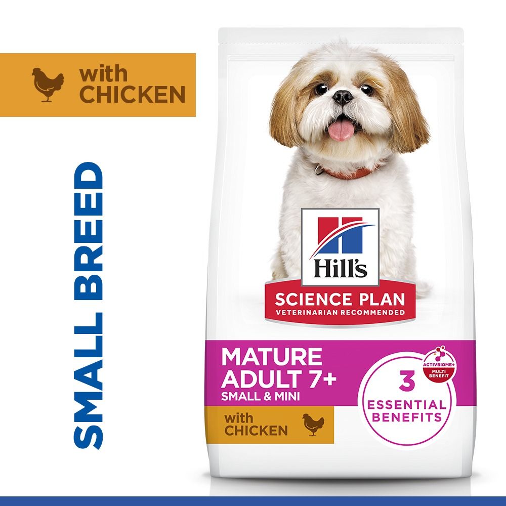 Hill's Hill'S Science Plan Miniature Chicken Turkey Mature Dry Dog Food pet food packaging